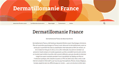 Desktop Screenshot of dermatillomanie-france.com