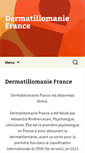 Mobile Screenshot of dermatillomanie-france.com